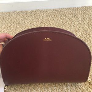 APC Demi Lune Bag w/ Chain link strap NWT